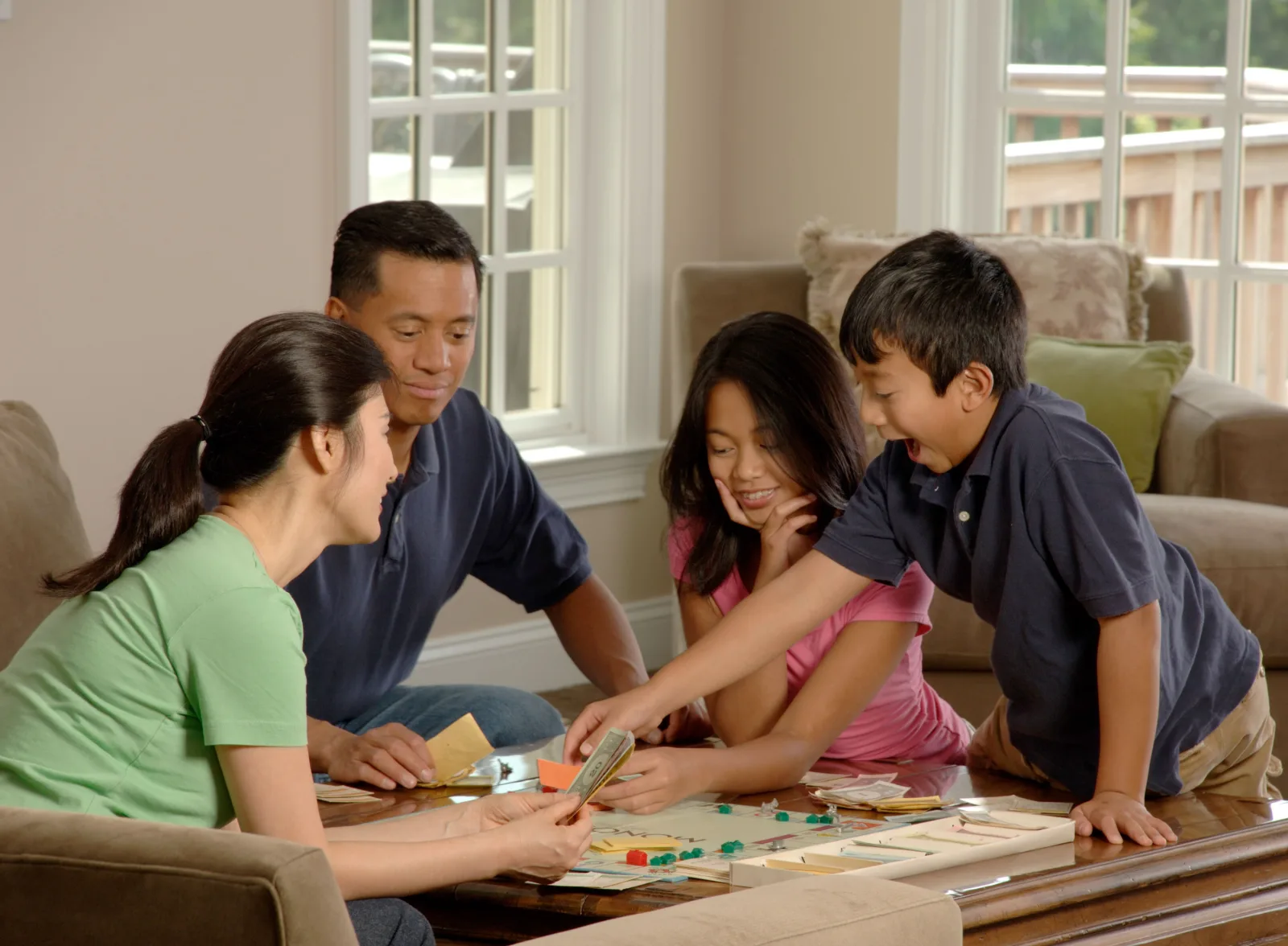 
Title Family Playing A Board Game
Description An Asian family (adult male and female and two adolescents, male and female) sitting around a coffee table playing a board game.
Topics/Categories  People -- Adult People -- Child People -- Family/Friends People -- Recreation
Type Color, Photo
Source National Cancer Institute