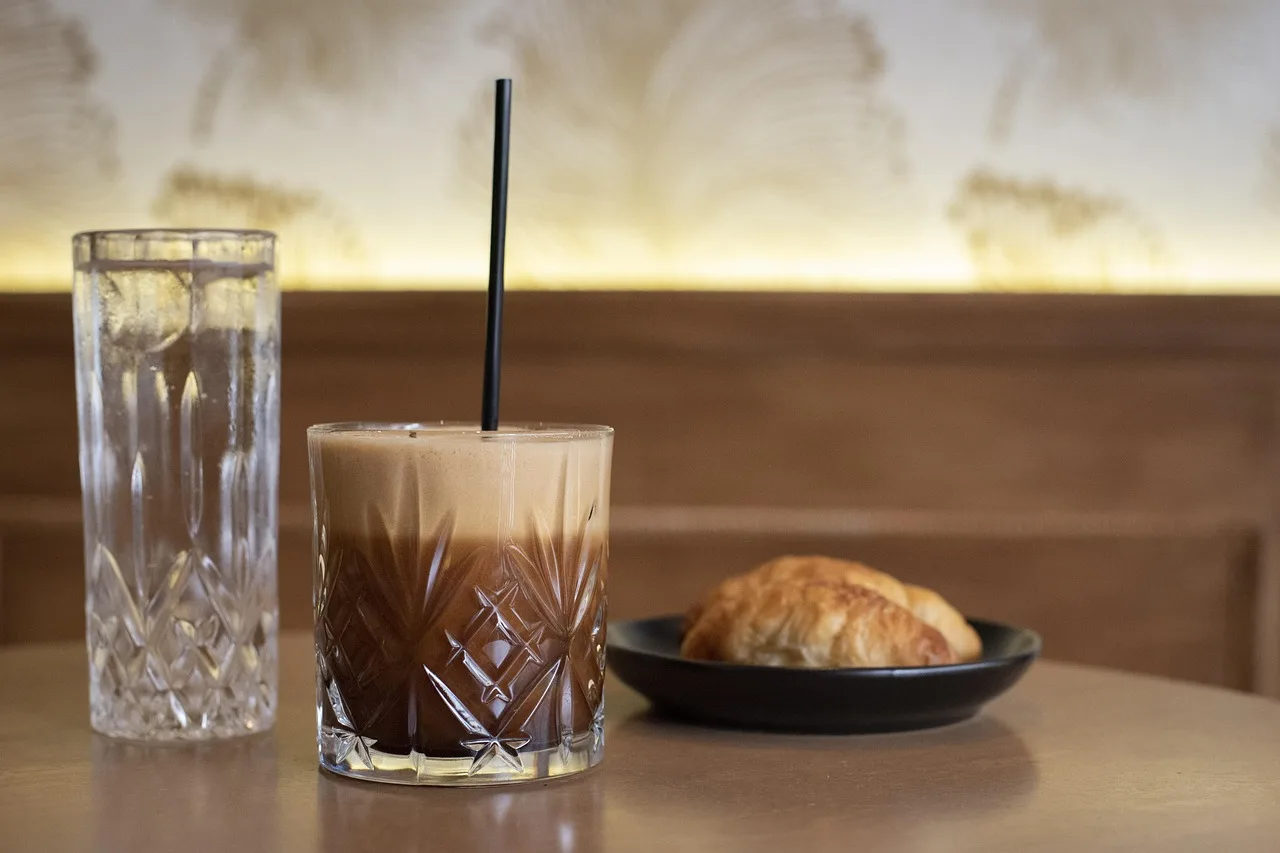 coffee, croissan, morning, śniadanie, freddo, espresso, kawiarnia, coffee, coffee, coffee, coffee, coffee