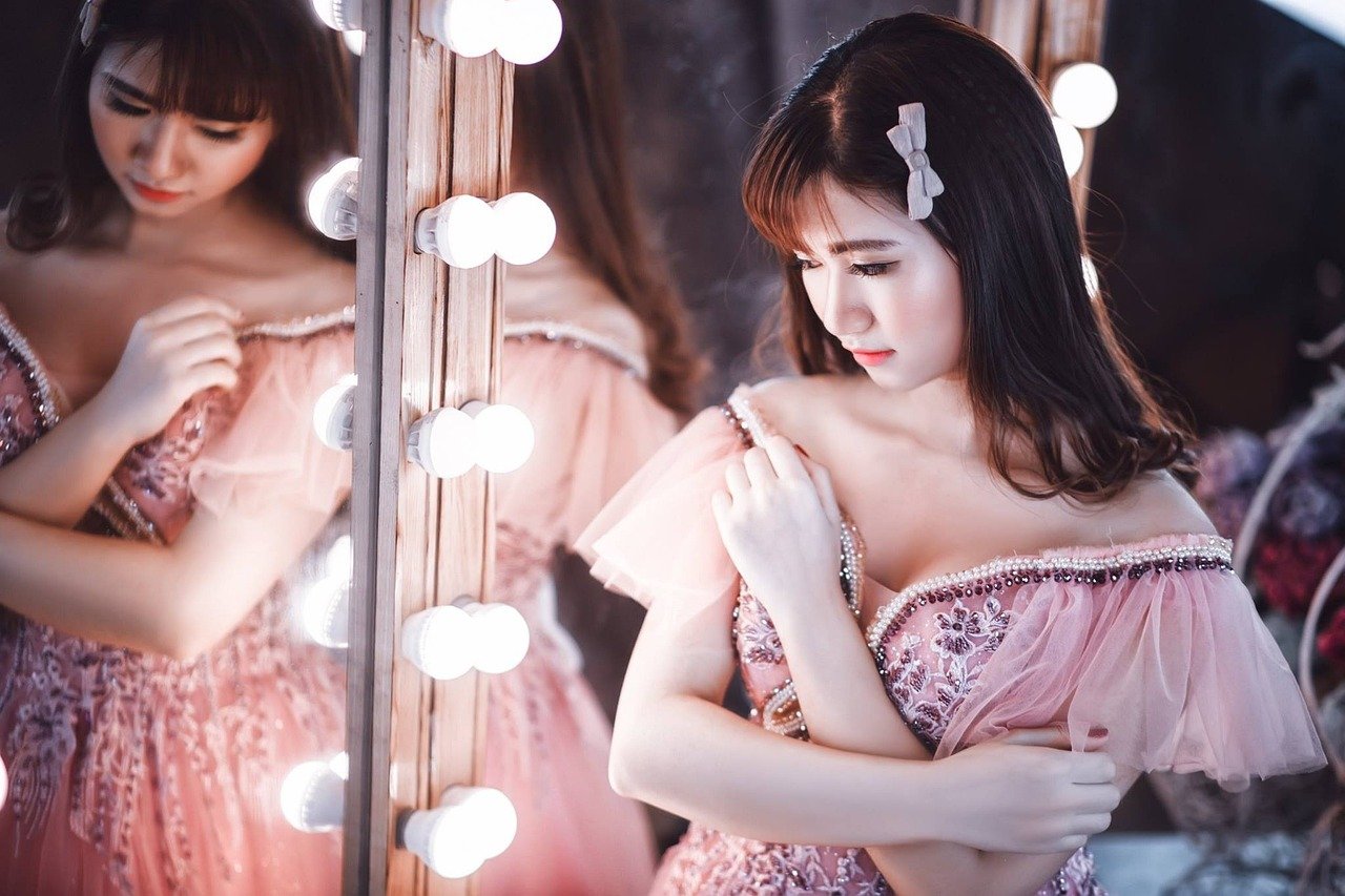 woman, model, pose, dress, style, fashion, posing, young woman, girl, modeling, female, woman portrait, light, mirroring, reflection, japanese, asian, woman, dress, dress, dress, fashion, girl, japanese, japanese, japanese, japanese, japanese