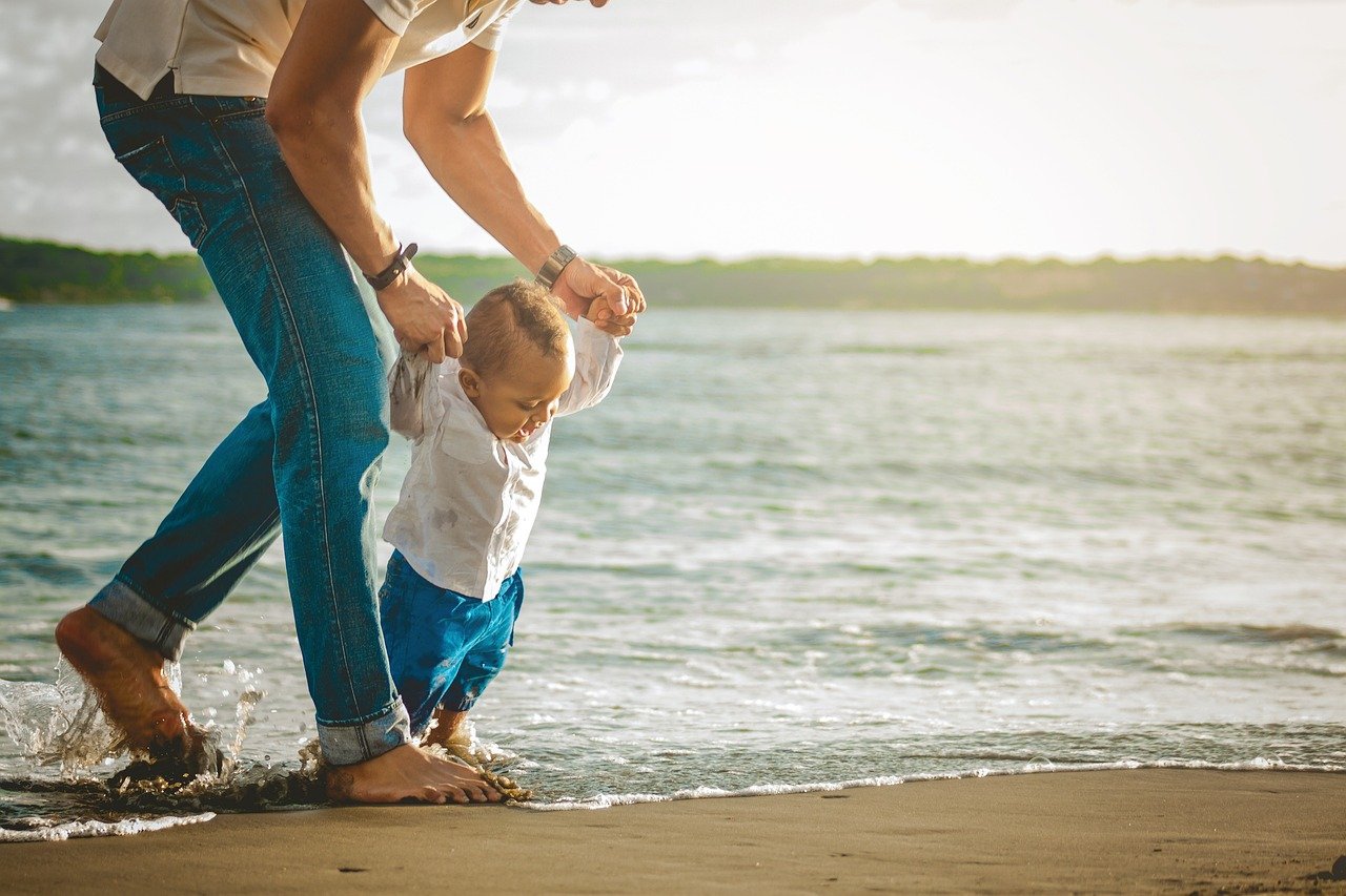 child, boy, smile, father, dad, beach, sand, ocean, happy, cute, family, nature, sunlight, fathers day, father, father, family, family, family, family, family, fathers day, fathers day