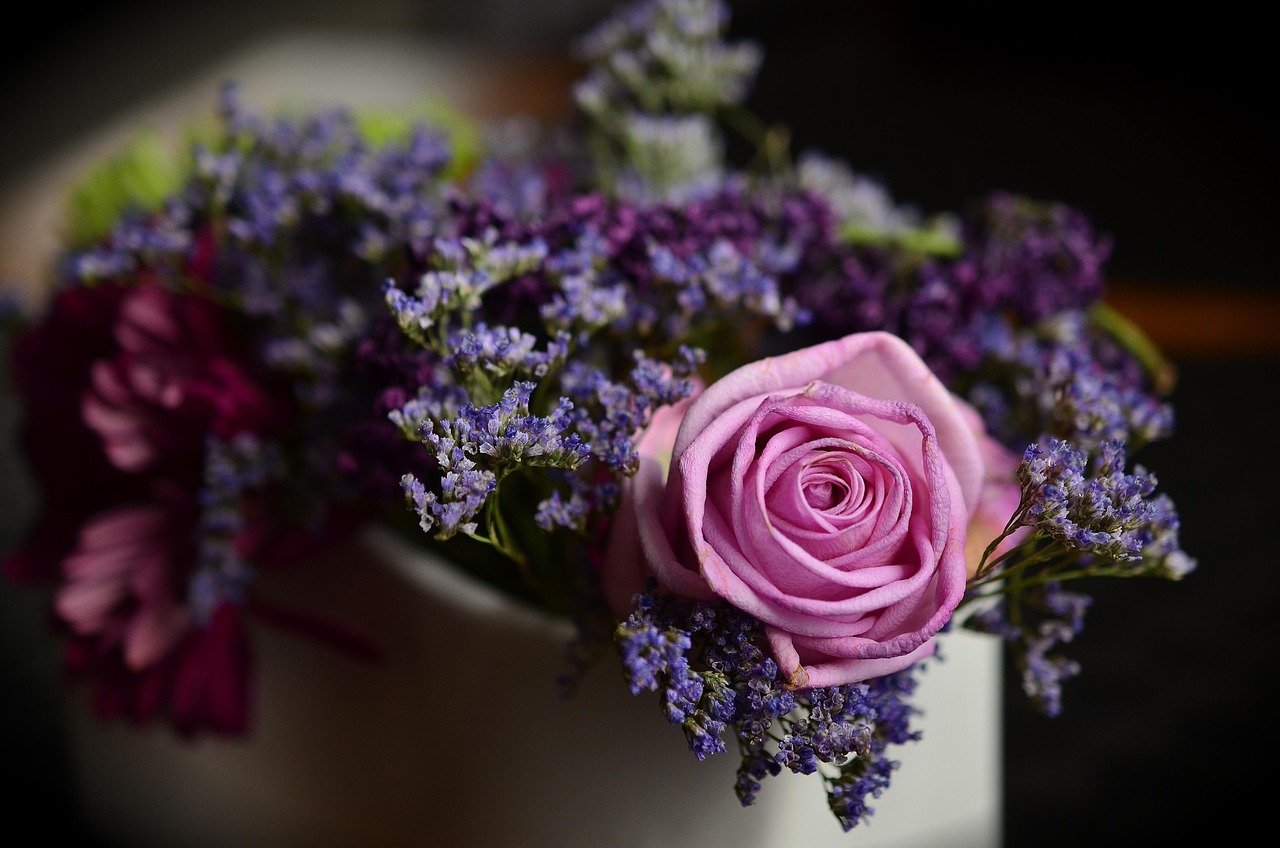 flowers, rose, rose flower, bouquet, pink rose, floral arrangement, flower arrangement, flower background, nature, bloom, blossom, flower wallpaper, beauty, beautiful flowers, decorative, decoration