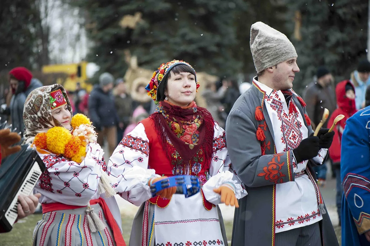 carnival, święto, traditions, ludzie, natura, zima, wiosna, folk, uroczystość, piękny