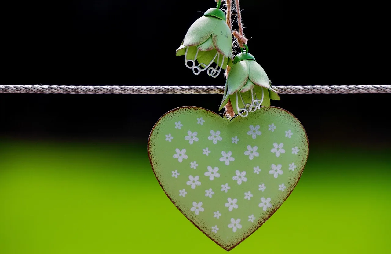 serce, miłość, romantyczny, symbol, zielony, marzycielski, natura, data urodzenia, walentynki, szczęśliwego dnia matki, women day, harmonii, tekst przestrzeń, kartka z życzeniami