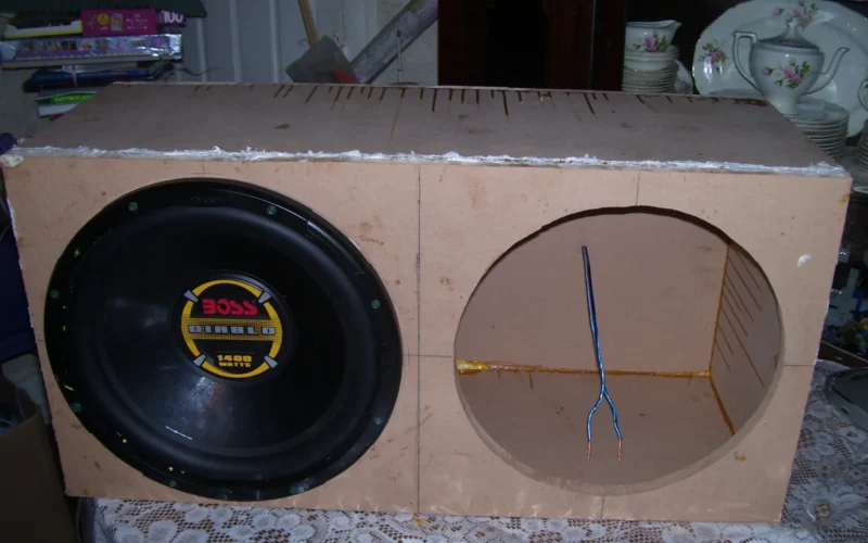 A home made speaker box for 15 inch subwoofers
