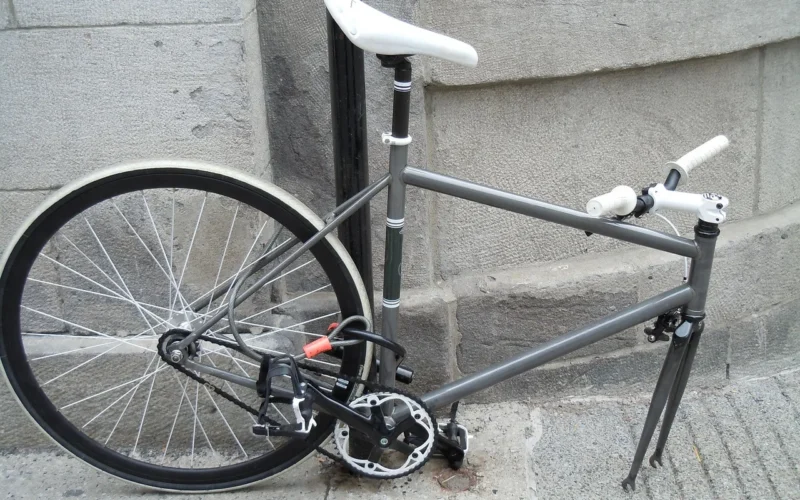 rower, szkielet, rower bez koła, bicycle frame, bicycle without wheels