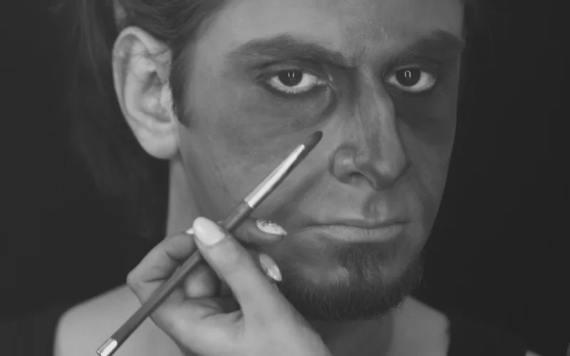 An actor or actress is a person who portrays a character in a performance. The actor performs "in the flesh" in the traditional medium of the theatre or in modern media such as film, radio, and television. The analogous Greek term is ὑποκριτής (hupokritḗs), literally "one who answers".