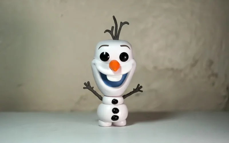 śnieg, facet, mężczyzna, olaf, disneya, film, natura, telewizja, animacja, kreskówka, postać, mrożony, zabawka, statuetka, mały, uroczy, zima
