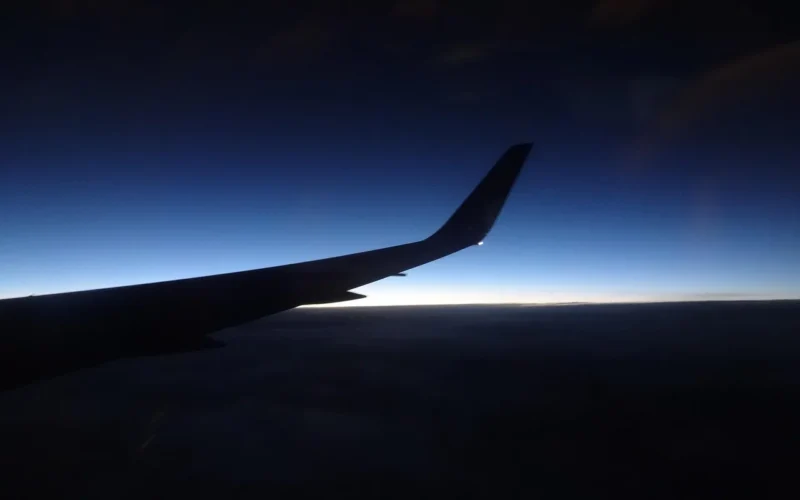 samolot, skrzydło, plane