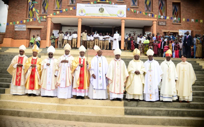 The 50 year anniversary celebration of the priest